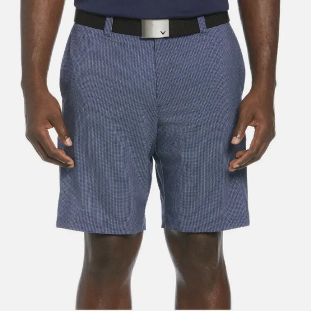Callaway Mens Chev Tech Performance Golf Shorts Active Waistband Media Pocket 36